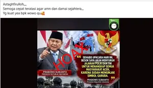 Cek Fakta: Hoaks, Presiden Prabowo Perintahkan TNI-Polri Tangkap Semua Masyarakat Aceh