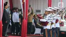 Sebelumnya, jabatan Menteri Pertahanan dipegang Prabowo Subianto semasa pemerintahan Presiden Joko Widodo dan Wakil Presiden Ma’ruf Amin. (Liputan6.com/Herman Zakharia)