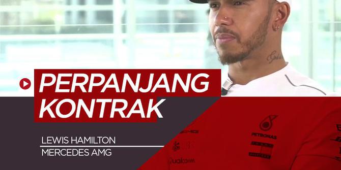 VIDEO: Lewis Hamilton Perpanjang Kontrak Dua Tahun dengan Mercedes