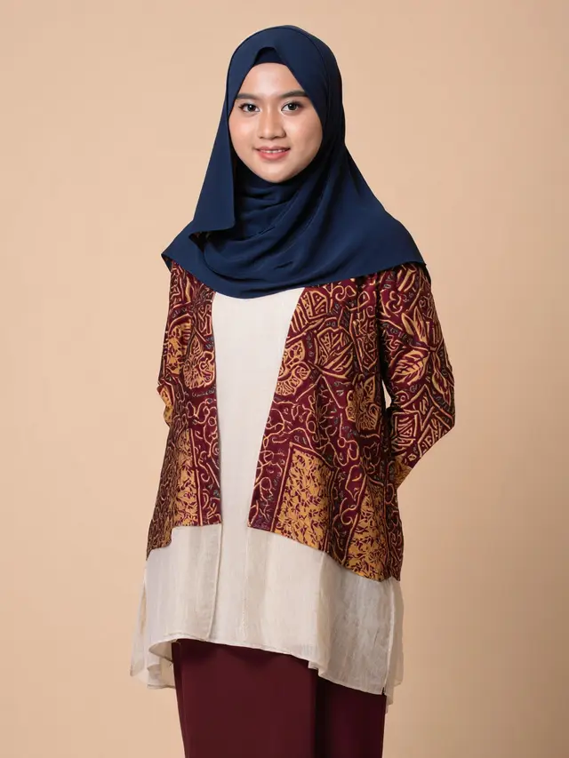 Model Tunik Batik Syari