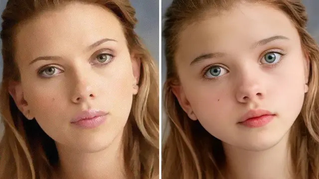 Seniman Ini Ubah Foto Dewasa Artis Hollywood Jadi Masa Kecil, 7 Hasilnya Sempurna