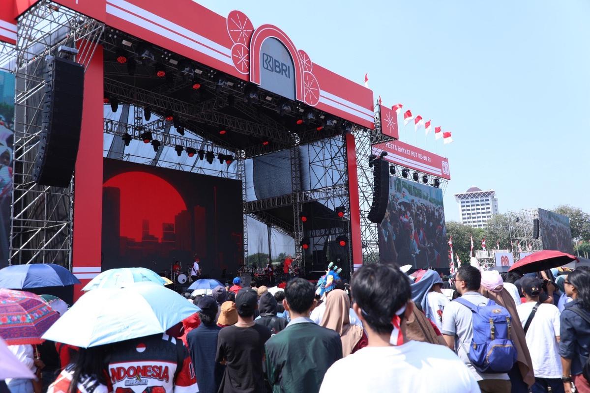 BRI Turut Sukseskan Pesta Rakyat & Karnaval HUT ke-80 RI di Monas
