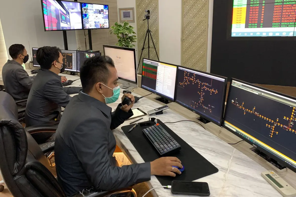 296 gardu induk PLN di Banten terdampak gempa yang terjadi pada Jumat (14/1) pukul 16.05 WIB. (Dok PLN)