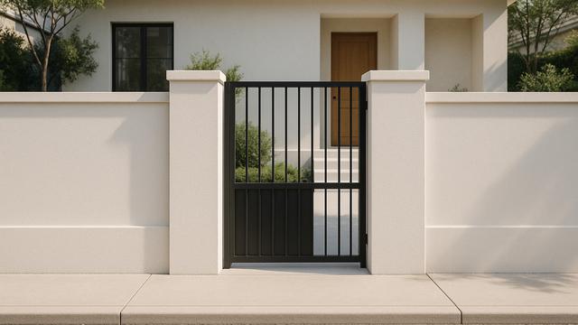 Model Pagar Batako Sederhana Minimalis