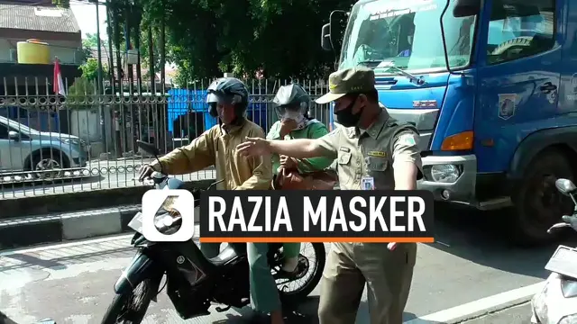 VIDEO: Bandel Kena Razia Masker Berulang, Petugas Kenakan Denda Progresif