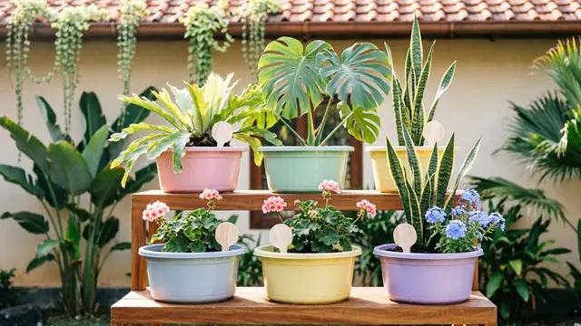 Ide Pot Bertingkat dari Baskom Bekas (AI Generated)