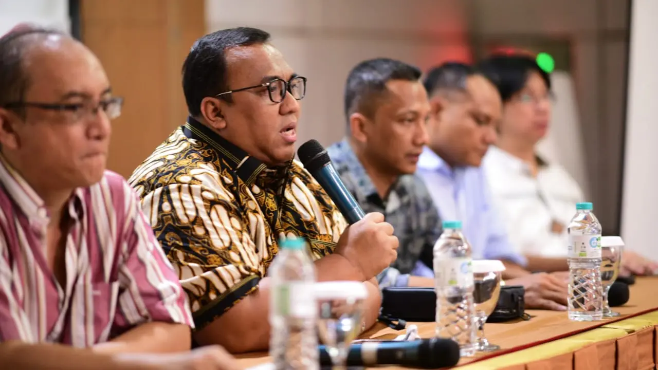 Jumpa pers mengena syukuran Inagurasi Presiden dan Wakil Presiden 2019-2024, Sabtu (19/10/2019). (Istimewa)
