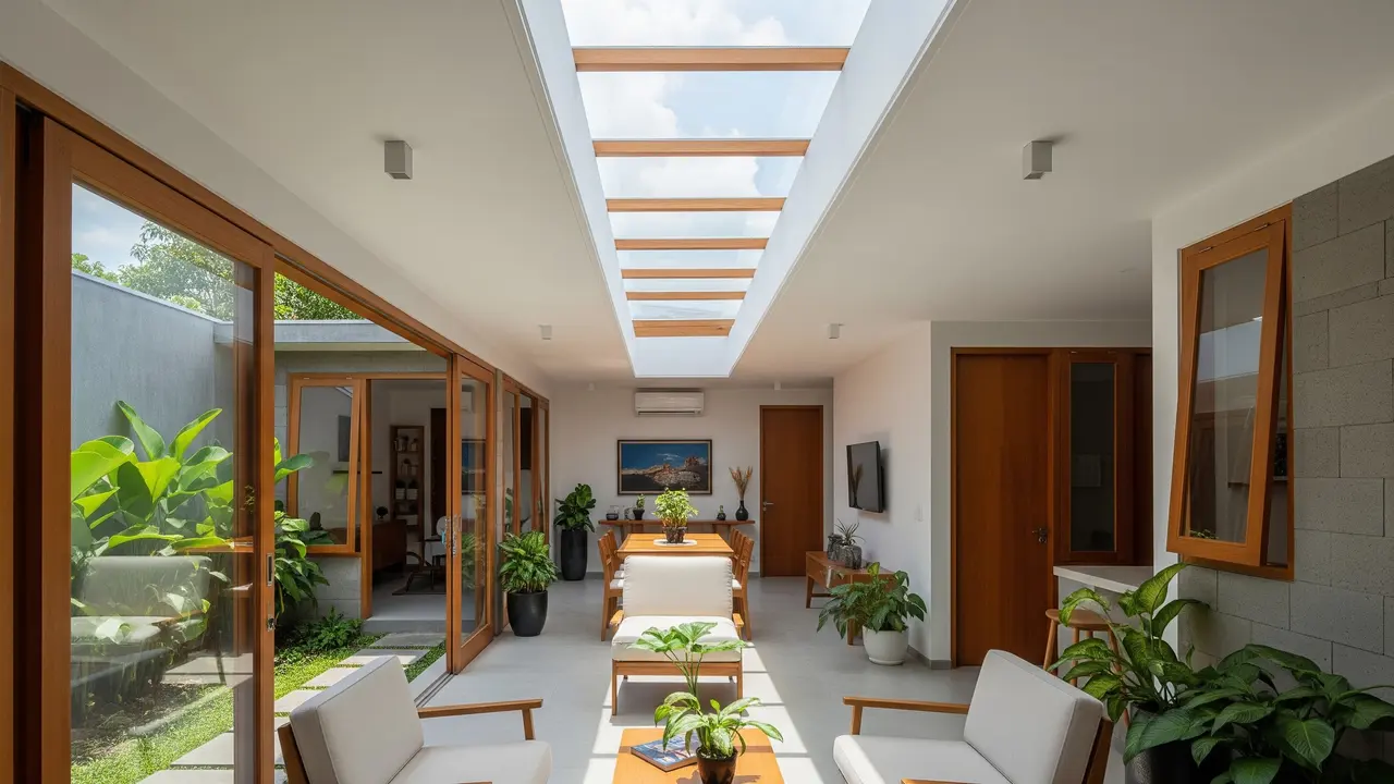 9 Inspirasi Rumah Kecil dengan Skylight agar Tidak Gelap, Solusi Hemat Energi