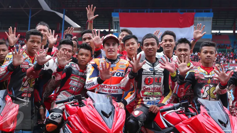 Marc Marquez Berbagi Pengalaman ke Pembalap Muda Indonesia