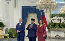 Momen Santai, Prabowo dan Presiden Brasil Tertawa Bahas Angka Keberuntungan 8
