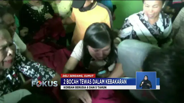 2 Bocah Tewas Terbakar dalam Toko Kelontong di Deli Serdang