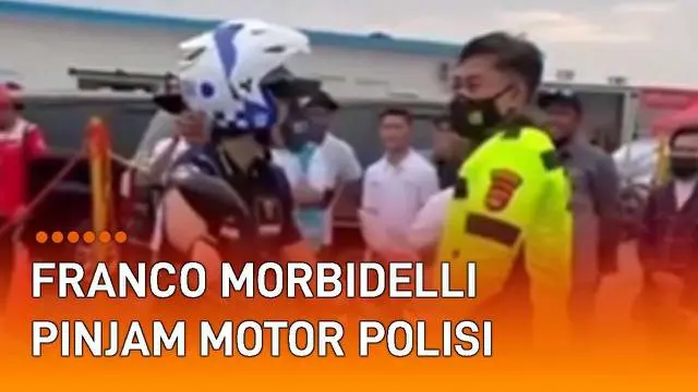 MotoGP 2022 seri Mandalika meninggalkan banyak cerita hingga usai gelaran. Salah satunya momen pebalap Yamaha, Franco Morbidelli di luar arena. Ia menunggangi motor pengawal milik Polri.