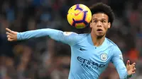 Leroy Sane (52 juta euro) - Sane didatangkan Manchester City dari FC Schalke pada musim 2016/2017 dengan harga transfer sebesar 52 juta euro. (AFP/Paul Ellis)