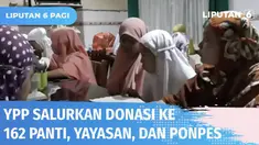 Yayasan Pundi Amal Peduli Kasih melalui SCTV Cinta Anak Yatim menyalurkan donasi dari Pemirsa SCTV kepada 162 organisasi panti, yayasan, dan ponpes yang membina yatim-piatu di seluruh Indonesia. Bantuan tersebut digunakan untuk membantu yatim piatu u...