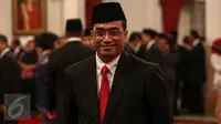Budi Karya Sumadi menjadi Menteri Perhubungan menggantikan Ignasius Jonan (Liputan6.com/Faizal Fanani)