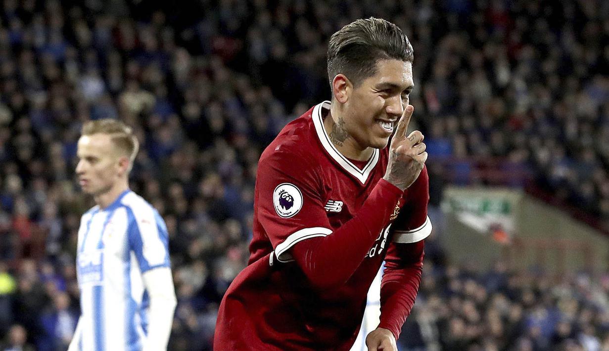 7. Roberto Firmino (Liverpool) - 13 Gol (1 Penalti). (AP/Martin Rickett)
