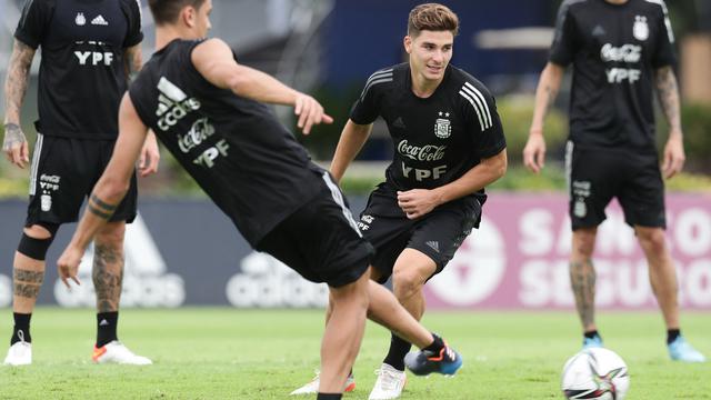 Latihan Argentina Jelang Kualifikasi Piala Dunia 2022 vs Chile