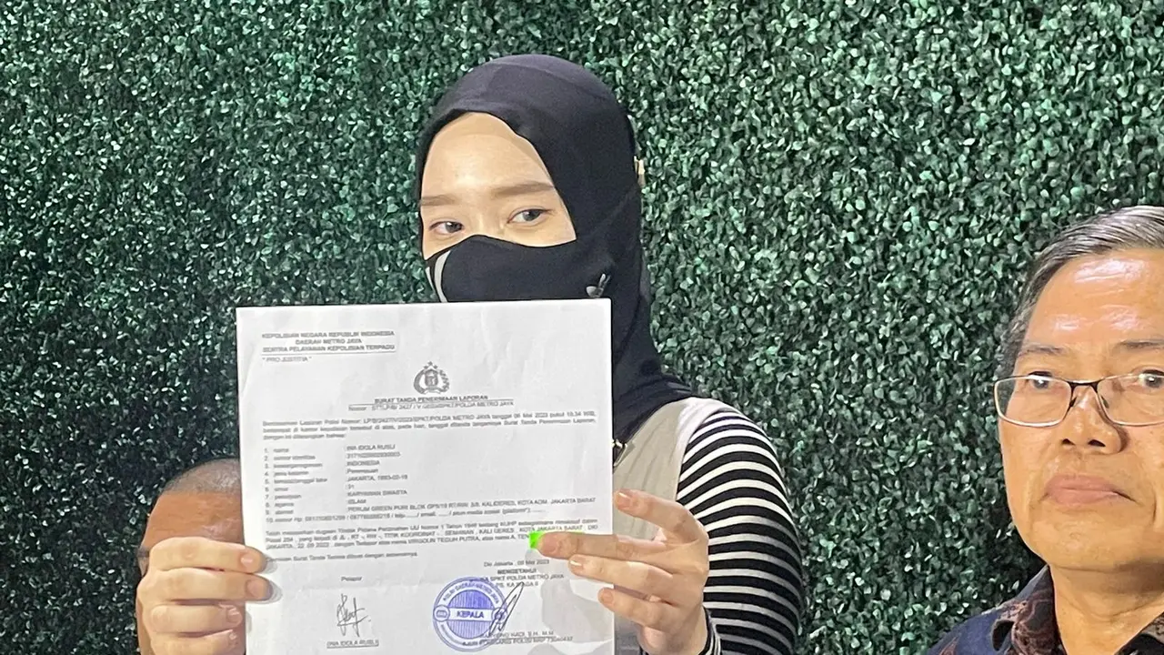 Inara Rusli, istri Virgoun (Liputan6.com - M Altaf Jauhar)