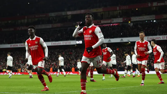 Eddie Nketiah, Arsenal vs Manchester United, Premier League