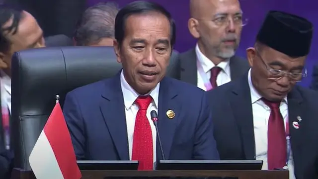 Presiden Joko Widodo atau Jokowi resmi membuka Konferensi Tingkat Tinggi (KTT) ke-43 ASEAN yang digelar di JCC Senayan Jakarta, Selasa (5/9/2023).