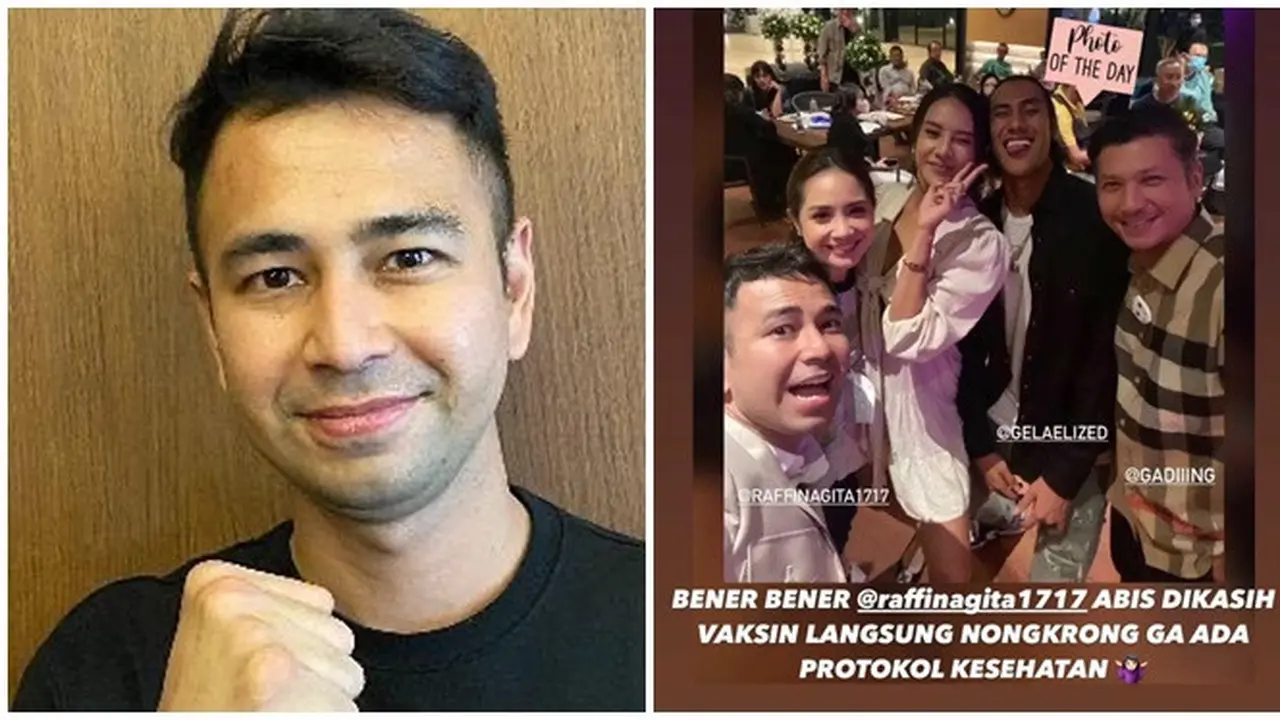 Kumpul di Kafe Usai Divaksin, Raffi Ahmad Tuai Beragam Komentar Netizen