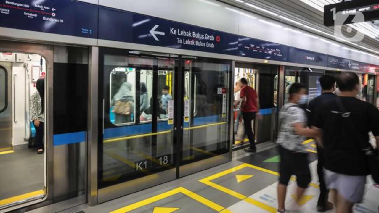 MRT Jakarta Kembali Normal Usai Gangguan Pohon Tumbang