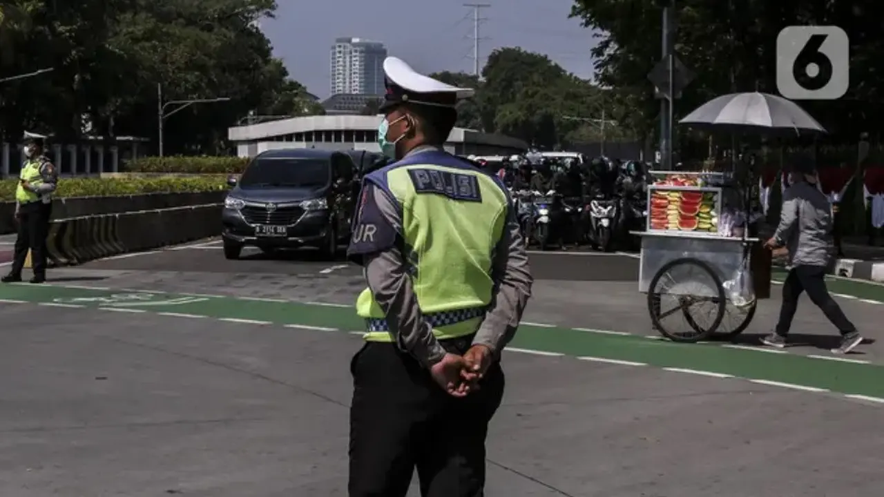 Ganjil genap di Jakarta.