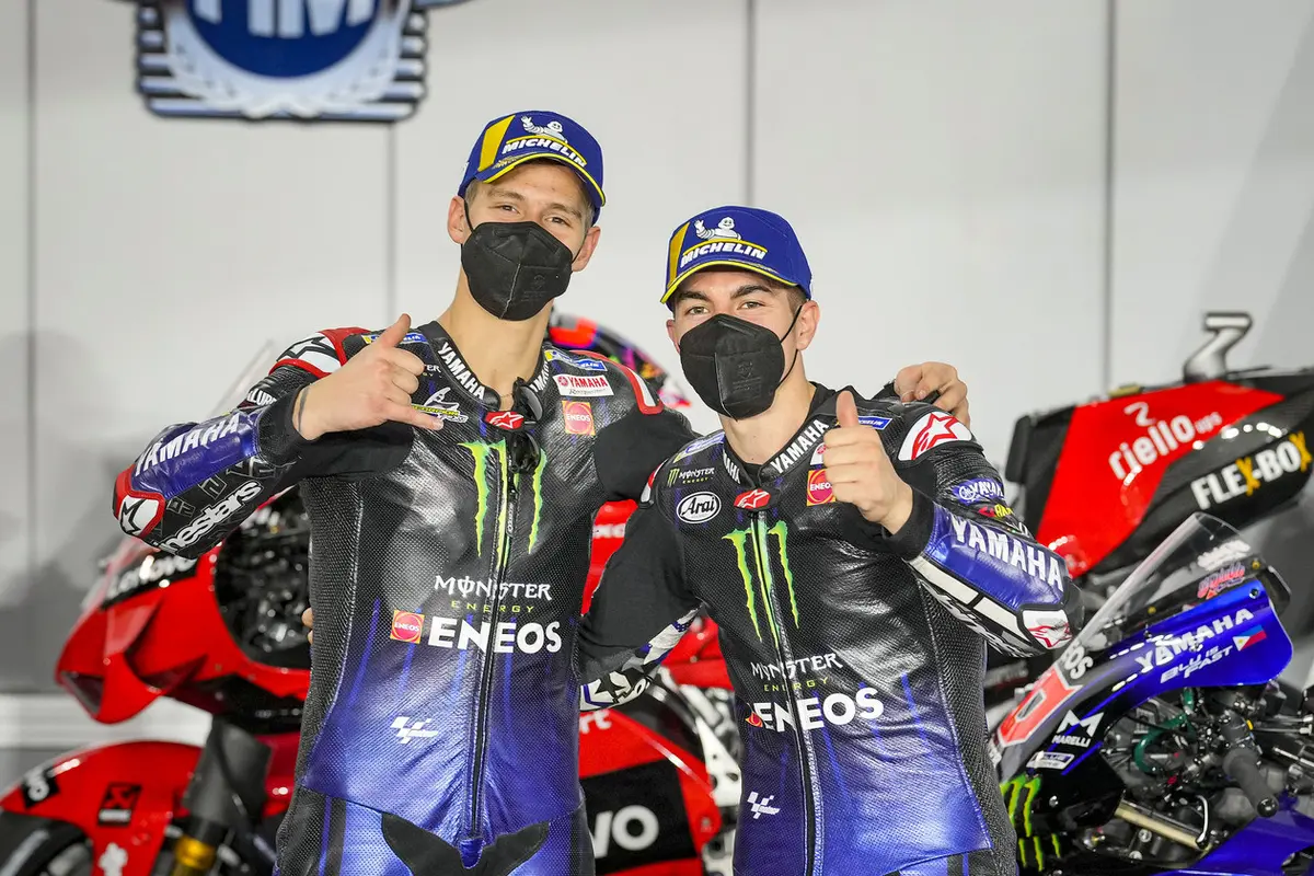 Fabio Quartararo dan Maverick Vinales