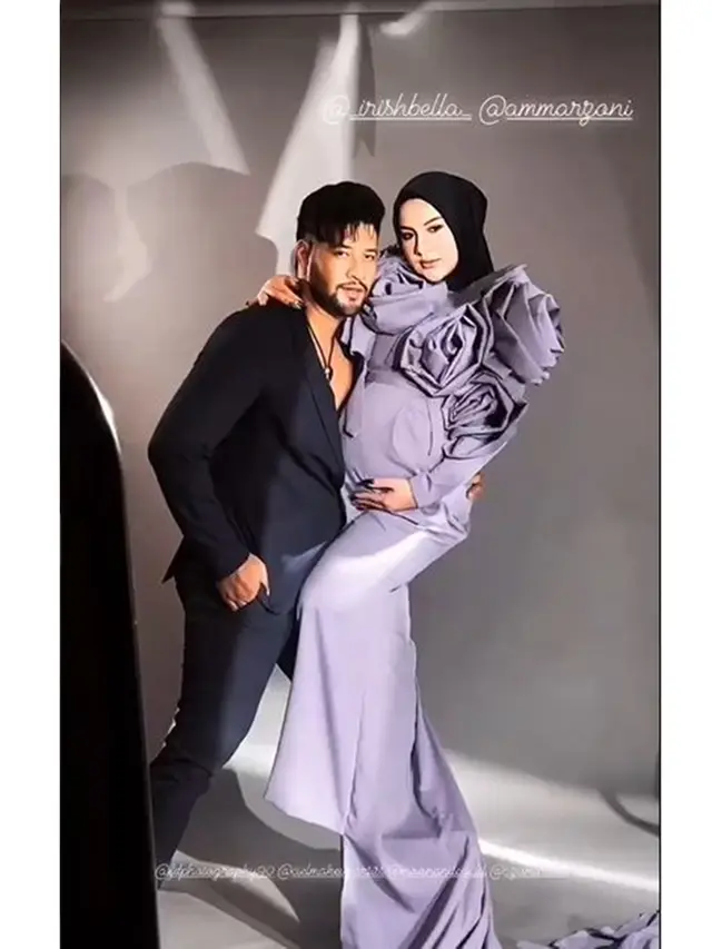 6 Potret Maternity Shoot Irish Bella dalam Berbagai Tema, Mesra Bareng Ammar Zoni