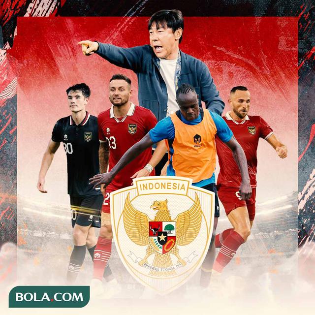 Timnas Indonesia - STY Dikelilingi Elkan Baggot, Marc Klok, Victor Igbonefo, Ilija Spasojevic