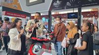 Honda Scoopy generasi terbaru memadukan nuansa retro dengan aksen modern. (Istimewa)