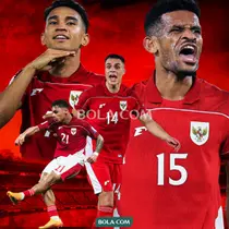 Timnas Indonesia - Gelandang Timnas Indonesia: Joey Pelupessy, Dean James, Ricky Kambuaya, Marselino Ferdinan (Bola.com/Adreanus Titus)