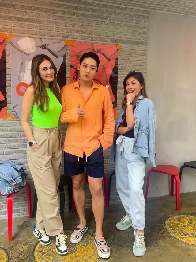 Luna Maya bertemu Moon Se Hoon bintang Single's Inferno (Foto: Instagram @lunamaya)