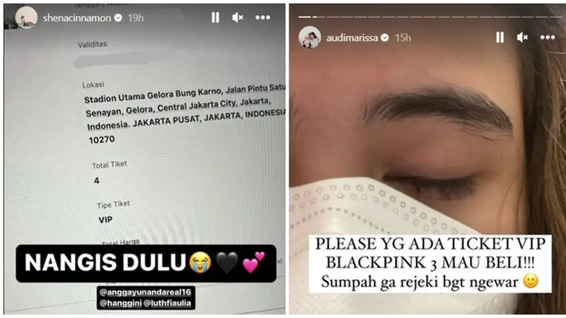 Cerita 6 Artis Berburu Tiket Konser Blackpink, Deg-degan hingga Nangis