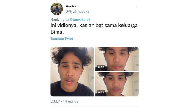 Awbimax Reborn Adalah Nama Akun TikTok Pemuda Bernama Bima Yudho Saputro yang Saat Ini Berada di Australia. Kali Ini Dia Bercerita Bahwa Ayahnya Ditelepon Arinal Djunaidi, Gubernur Provinsi Lampung, dan Dimaki-Maki