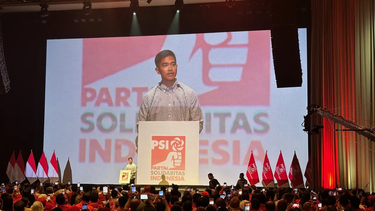 Ketua Umum Partai Solidaritas Indonesia (Ketum PSI) Kaesang Pangarep.