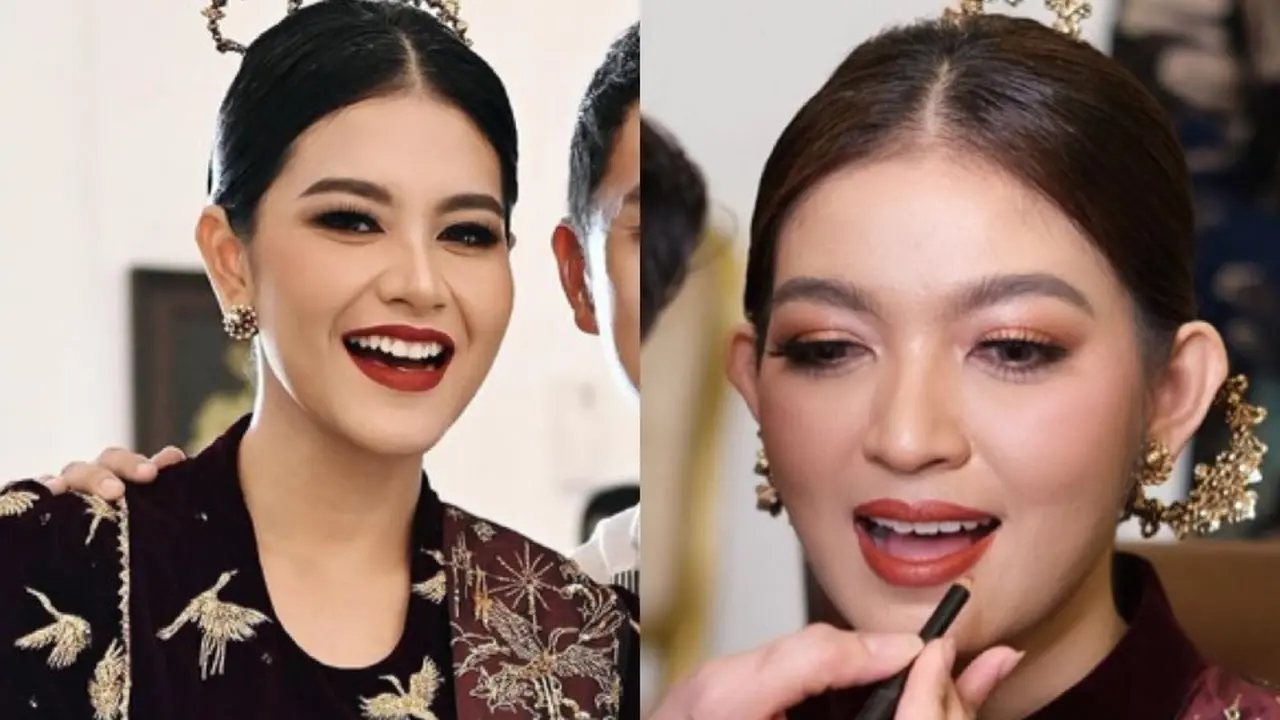 Gaya Kahiyang Ayu dan Selvi Ananda di Pemotretan Terbaru Kenakan Kebaya Bludru
