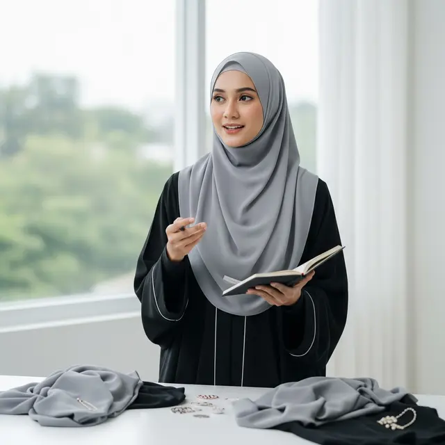Jilbab Abu-Abu
