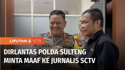 VIDEO: Dirlantas Polda Sulteng Minta Maaf Usai Tolak Wawancara Jurnalis dengan Ponsel