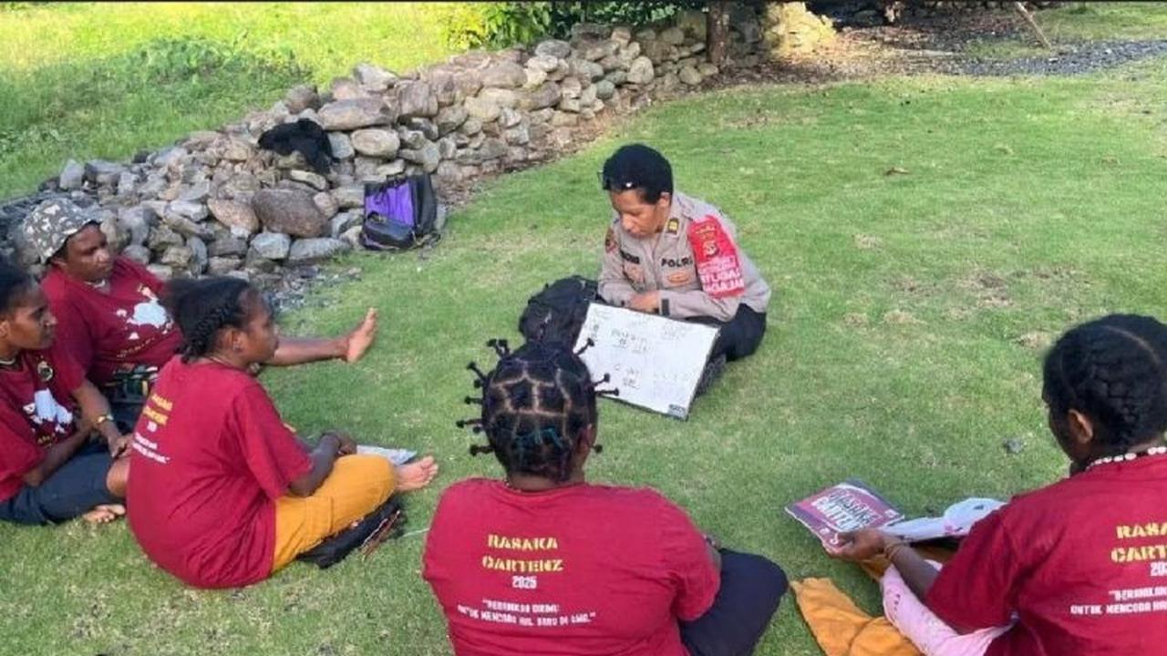 Polres Jayapura Jajaki Pemberian SUKMA untuk Mama-Mama di Jayapura, Tingkatkan Literasi Warga