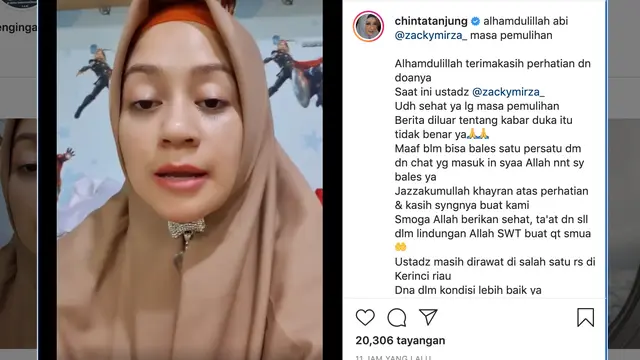 Unggahan Shinta Tanjung. (Foto: Dok. Instagram @chintatanjung)