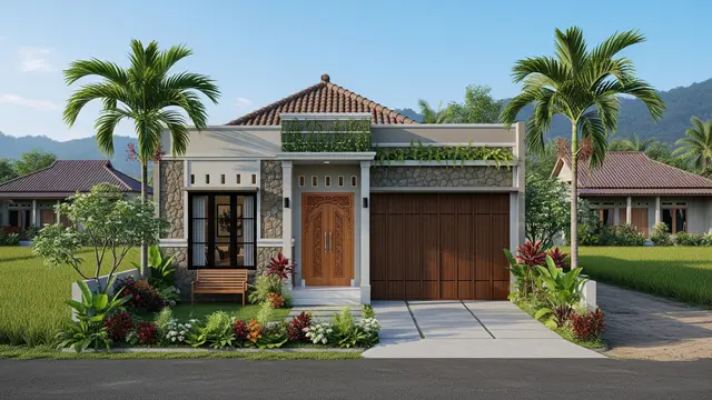 Rumah Kecil Sederhana Tapi Mewah di Kampung