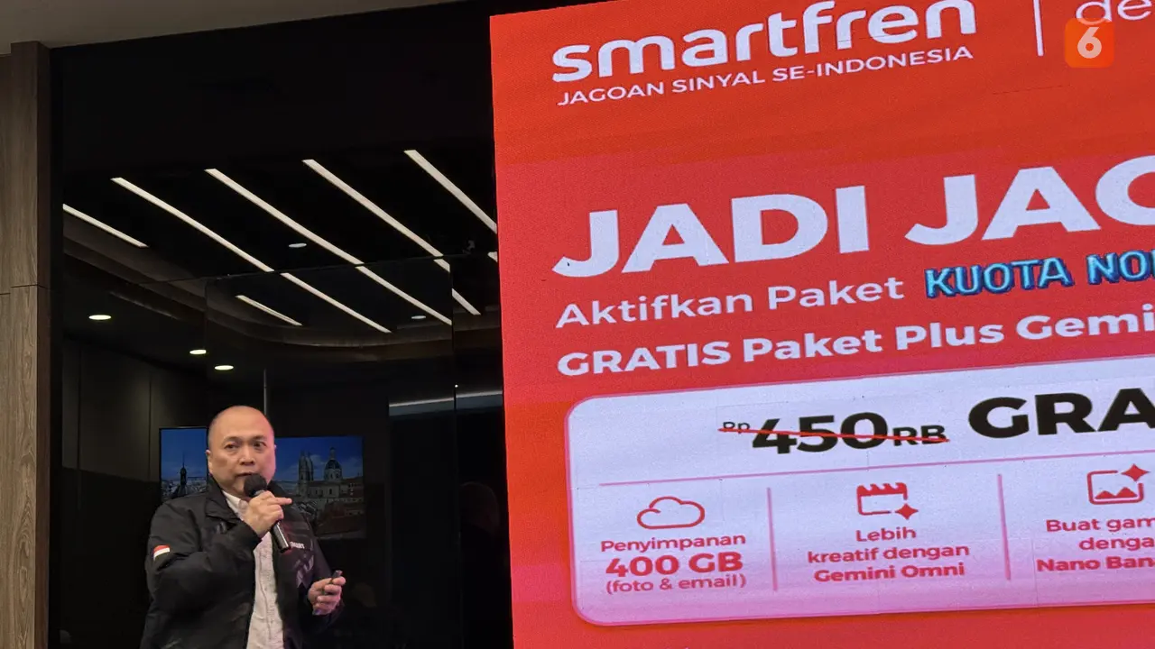 Group Head Consumer Mobile Partnership & Ecosystem XLSmart, Julius Goeinawan. Liputan6.com/Iskandar