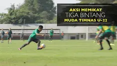 Video aksi Evan Dimas, Hansamu Yama dan Febri Hariyadi pada sesi latihan Timnas Indonesia di Lapangan SPH, Karawaci, Rabu (22/2/2017)