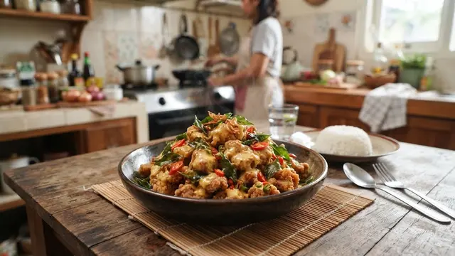 Ayam Crispy Telur Asin