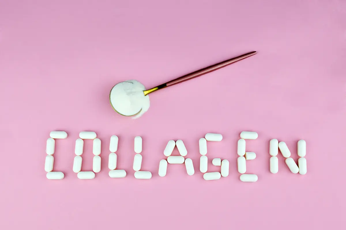 Ilustrasi minuman kolagen