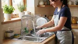 7 Ide Kreatif Penghalang Cipratan Air pada Area Cuci Piring, Dapur Tetap Kering dan Rapi