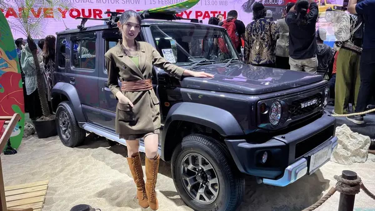 Suzuki Jimny 5 Pintu di IIMS 2024. (Liputan6.com/Raden Trimutia Hatta)