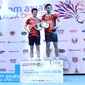 Ganda campuran Indonesia Tontowi Ahmad/Liliyana Natsir meraih gelar juara Malaysia Open Super Series Premier 2016. (Liputan6.com/Humas PP PBSI)