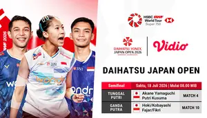 Daihatsu Japan Open 2026: Peluang Fajar/ Fikri dan Putri KW ke Final Live Streaming Hanya di Vidio